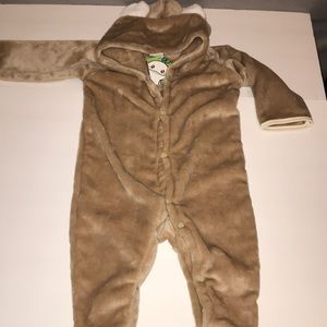 Baby button up one piece with good